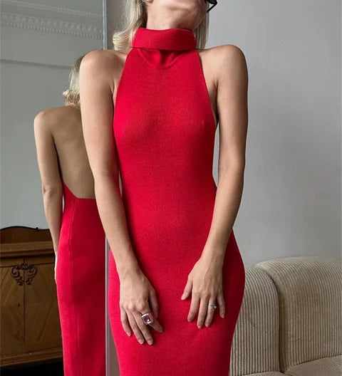 クリスティ ™ バックレスロングドレス